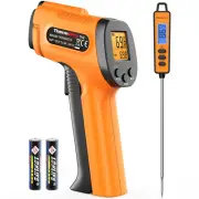 Thermopro Temperature Gun, Infrared Thermometer Gun with Laser Pointer, Meat ...