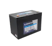 Invicta Hybrid Extreme Max Left Hand Post 80Ah Lithium Starter Battery, 1400 CCA