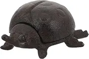 Ladybug Key Hider Cast Iron Spare Key Box for Outdoor Use with Intricate Workmanship for Homes and Gardens