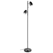Lara 2 Light Floor Lamp Black - 205283N