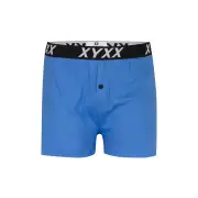 Boxer Shorts-Blue-Large