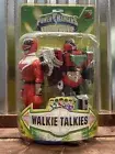 2001 POWER RANGERS - Time Force WALKIE TALKIES - 2001 Never Opened - Megaton Red
