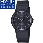 【CASIO 卡西歐】卡西歐中型指針石英錶-黑(MQ-24B-1B 公司貨全配盒裝)