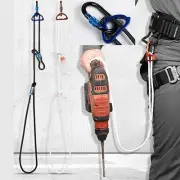 Tether Tool Lanyard with Carabiner Fall Restraint Anti Lost Rope Practical
