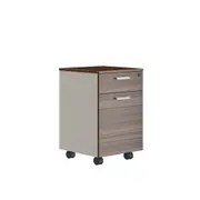 Modern Furniture ANDERS 40x58cm Mobile Drawer Cabinet - Hazelnut & Beige