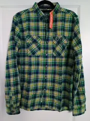 Superdry Men's Long Sleeve Refined Lumberjack Shirt Size Large