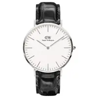 在飛比找PChome24h購物優惠-DW Daniel Wellington 時尚雷丁壓紋皮帶石