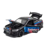 Catzon 1:32 Track Paint M4 Alloy Car Model with Pull-Back Functionality and Sound Light Effects-Black