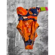 Tabitha Brown for Target Floral Print One Piece Swimsuit Size XS