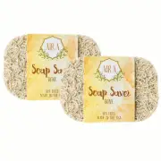 Aira Soap Saver. BPA Free Soap Lift Soap Dish Holder Tray Bathroom TWIN PACK