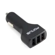 36W 4.8AMP 3-PORT USB RAPID CAR CHARGER DC SOCKET POWER ADAPTER For CELL PHONES