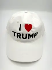 Official I Love Trump Cali Fame White Snapback Hat Cap
