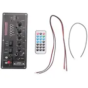 30W-120W Power Amplifier Board Audio Bluetooth Amplificador USB Dac FM Radio TF Player Subwoofer DI Photo color