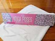 100 Yoga Poses scratch off poster VIEW A DIFFERENT EXERCISE each time NEW