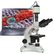 40X-1600X Medical Lab Trinocular Biological Microscope +USB VGA Digital Camera A