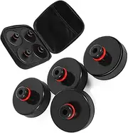 SPURTAR of Tesla 3/S/X/Y Lifted The Jack Pad, 4 Pcs Rubber Rubber Jack Ice Hockey with A Storage Box Tesla Car Jack SocketCushion Padding Machine Tool ToolCcar Jack Pad Adapter Tool