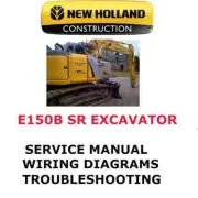 NEW HOLLAND E150B SR CRAWLER EXCAVATOR MANUAL SHOP SERVICE REPAIR PDF