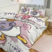 Bed Sheets g13 Daisy Duck Print Bedding Set Pattern Duvet Cove Set 3 Pieces 1 Quilt Cover And 2 Pillowcases for Women Men Teens tq13 Bed Sheets