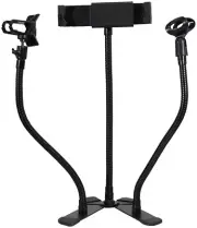 Pro X-MOBITCP20 Tablet Smartphone Mic Clip/Selfie Stick Table Stand+Tripod Clamp