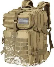 Men Military Tactical 45L Backpack Large Army 3 Day Assault Pack Molle Rucksack