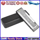 LF# 10 Hole 20 Tone Lightweight Harmonica C Key Mouth Organ Harmonica (Silver)