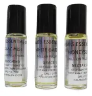 ESSENTIAL OILS PATCHOULI_SANDALWOOD_PINE FRAGRANCE ROLL ON YOU GET 3 5ml BOTTLES
