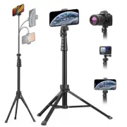 88’’ Flexible Phone Tripod with 14.95’’ Gooseneck, Remote and Phone Holder, O...