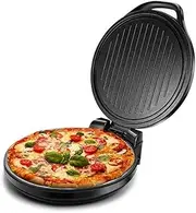 Pizza Oven,Electric Baking Pan, 1500 W Double-Sided Oven, Non-Stick Pizza Maker, for Homemade Pizza Barbecue Grilled Fish Fried Eggs Crepes Omelets