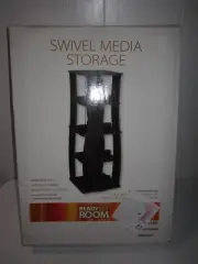 Atlantic, (Ready Set Room) Swivel Media Storage Holds 336 CD's Or 128 DVD's NEW!