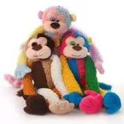 Multipet Multi Crew Monkey Dog Toy Assorted, 1 Each/17 in By Multipet