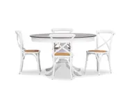 MARSEILLE 5 Piece Dining Suite with Bordeaux Dining Chairs