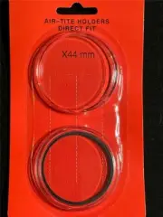 Air Tite X44mm Black Ring (Australia 1oz Silver Lunar Series 2) Coin Capsule (1)