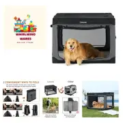 Soft Collapsible Dog Crate - 42 Inch Portable Travel Dog Crate for Extra Larg...