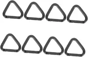 LAPYAPPE 8pcs Heavy Duty Outdoor Aluminum Carabiner Clip Set Large Locking Buckle for Climbing Camping Hiking Triangle Clip Keychain Speaker Hook