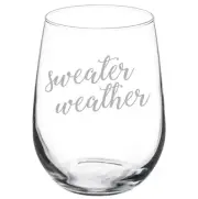 Sweater Weather Stemmed / Stemless Wine Glass