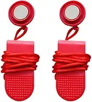 Mellisso 2Pcs-Trumpet Running Machine Key Treadmill Magnetic Security Switch Lock Fitness Universal