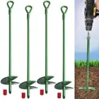 4 Pack 18 Inch Ground Anchors Tent Stakes for Swing Trampoline Car Ports Sheds