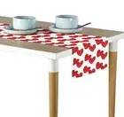 Bunches of Hearts Red Table Runners - 12"x72" or 14"x108"