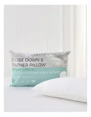 [Heritage] Goose Down and Feather Pillow in White