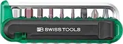 PB Swiss 9 Screwdriving Tool and Two Tire Levers in Skin Pack, Green
