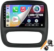 Y500s,Car Stereo Android 15.0 Radio for Trafic 3 2014-2021 GPS Sat Navigation 9'' Touchscreen DVD Multimedia Video Player FM BT Receiver with Carplay 4G 5G WiFi DSP SWC