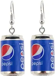 [tenghong2021] 3D Mini Simulation Beer Bottle Earrings Drinks Bottle Drop Dangle Earrings Mug Can Earrings Creative Party Jewelry for Unisex
