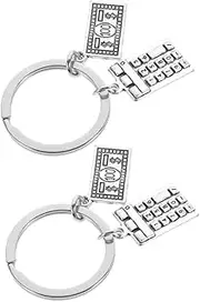 [TOGEVAL] Unique Bookkeeping Keychain Calculator Charm Ideal Present for Accountants