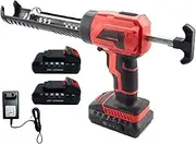 Electric Caulk & Adhesive Gun Kit,20v Cordless Caulking Gun with 4 Adjustable Speeds,Adjustable Speed Electric Caulk Adhesive Gun,for Caulking,Filling,Sealing