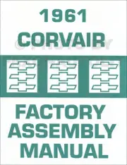 1961 Corvair and Monza Factory Assembly Manual Exploded Views Chevy Chevrolet