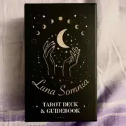 Shores Of Moon Luna Somnia Tarot Deck with Guidebook & Box - 78 Cards (Engllish)