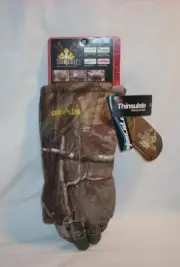 Camouflage Realtree AP Hot Shot Quick Draw HUnting Glove Muff Thinsulate L/XL