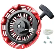 Pull Start Assembly for GX200 GX160 5.5 6.5HP Engine with Curved Rod Pawl 28400-Z4M-306ZB 27400-Z1 Red Black