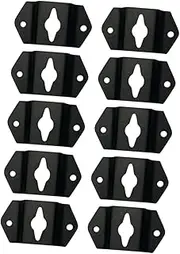 10PCS Wall Mount Hook Speaker Hanger Bracket for Surround Sound Audio Speakers Lightweight and Easy to Install for Wall Mounted Paintings and Clocks