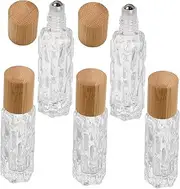 VICASKY 5pcs Essential Oil Roller Bottles with Caps Roll Bottles for Eye Creams and Liquid Products Compact and Versatile Outdoor Supplies